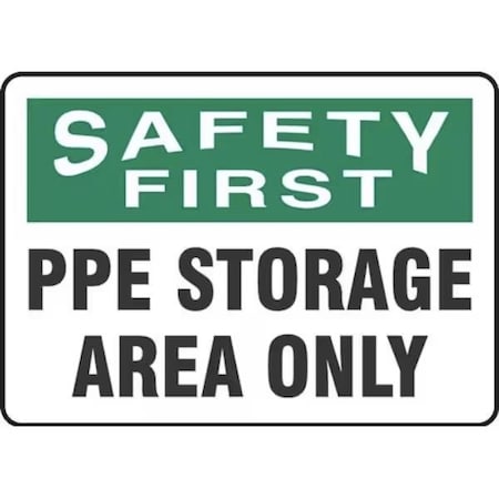 Accuform OSHA SAFETY FIRST SAFETY SIGN MPPA904XP MPPA904XP